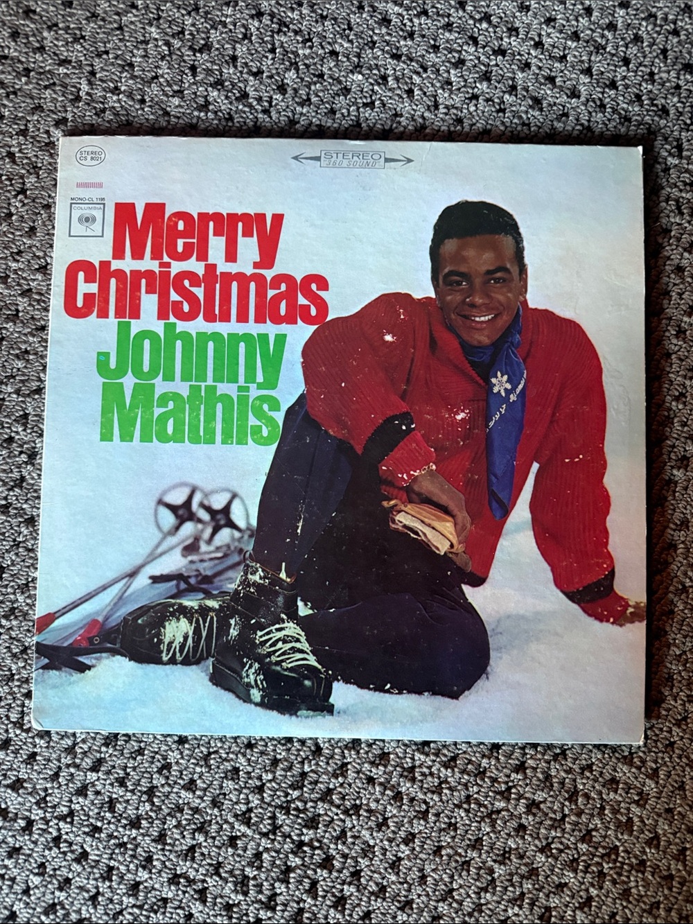 Johnny Mathis Vinyl Record Lot - Merry Christmas + Greatest Hits - Picture 2 of 9